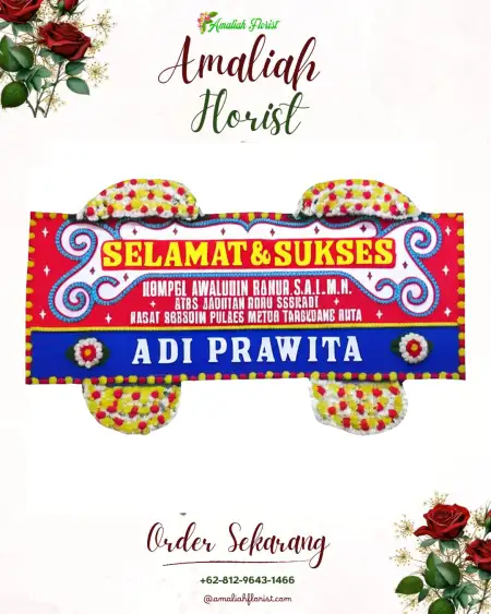 Papan Bunga Ucapan Selamat Gome